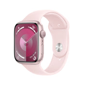 Apple_Watch_Series_9_GPS_45mm_Pink_Aluminum_Light_Pink_Sport_Band_PDP_Image_Position-1__WWEN