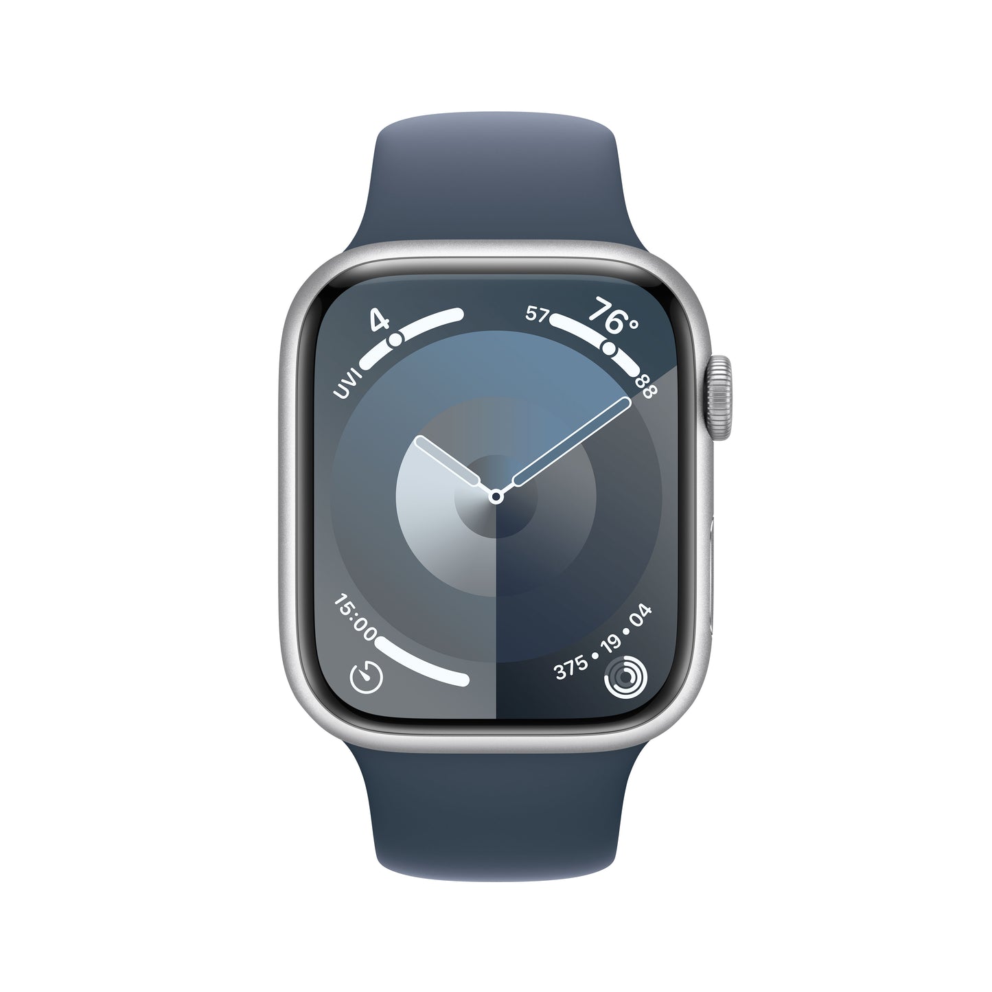 Apple_Watch_Series_9_GPS_45mm_Silver_Aluminum_Storm_Blue_Sport_Band_PDP_Image_Position-2__WWEN