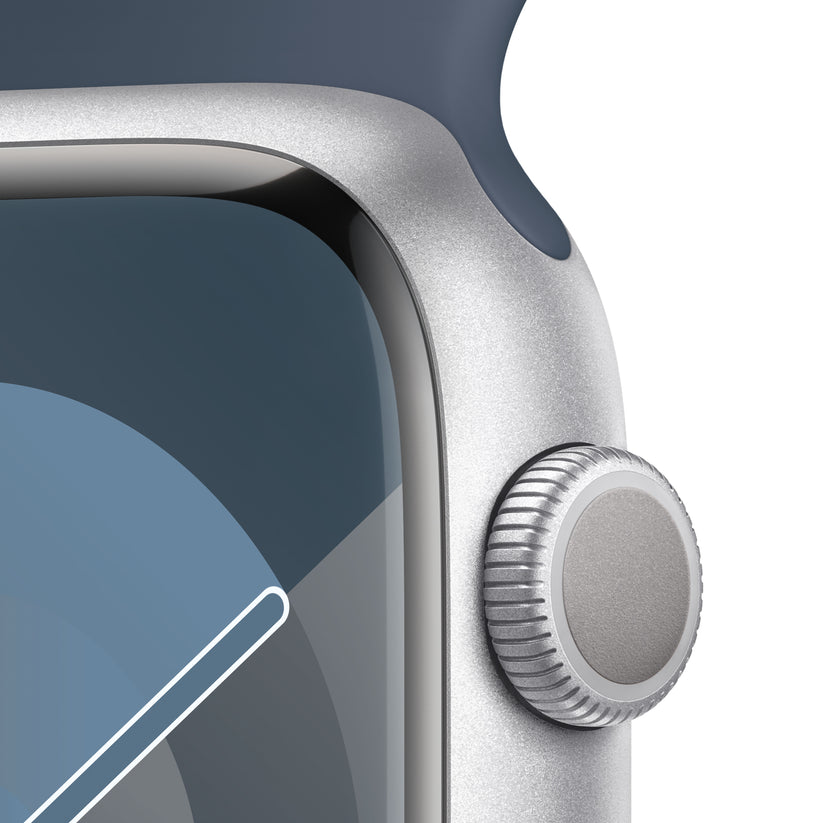 Apple_Watch_Series_9_GPS_45mm_Silver_Aluminum_Storm_Blue_Sport_Band_PDP_Image_Position-3__WWEN