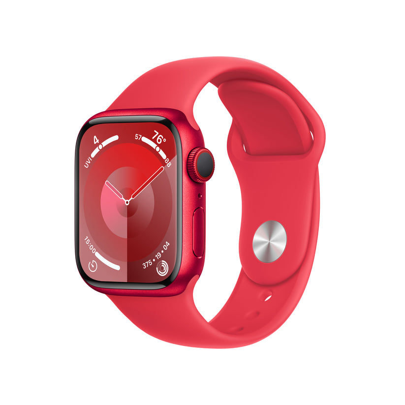 Apple_Watch_Series_9_LTE_41mm_PRODUCTRED_Aluminum_PRODUCTRED_Sport_Band_PDP_Image_Position-1__WWEN