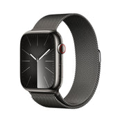 Apple_Watch_Series_9_LTE_45mm_Graphite_Stainless_Steel_Graphite_Milanese_Loop_PDP_Image_Position-1__WWEN