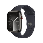 Apple_Watch_Series_9_LTE_45mm_Graphite_Stainless_Steel_Midnight_Sport_Band_PDP_Image_Position-1__WWEN