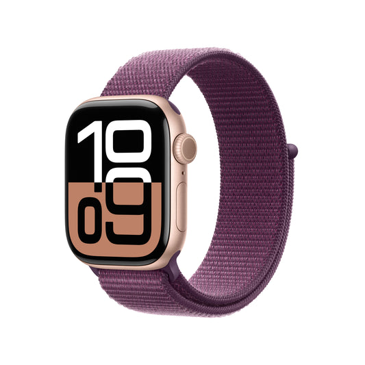 Apple_Watch_Series_10_42mm_LTE_Rose_Gold_Aluminum_Sport_Loop_Plum_PDP_Image_Position_1__WWEN