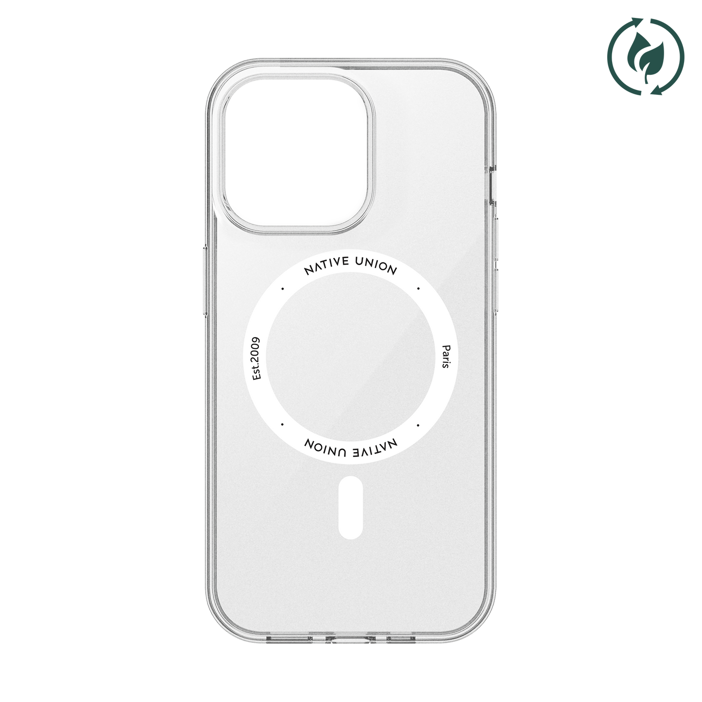 Capa Native Union (RE)CLASSIC para iPhone 15 Pro - Transparente