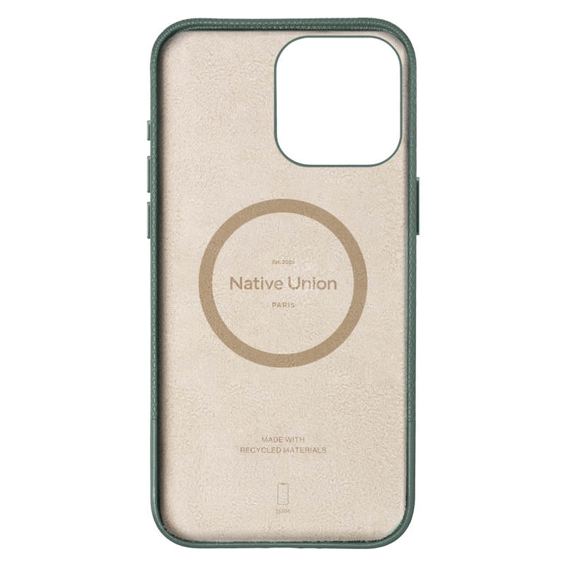 Capa Native Union (RE)CLASSIC para iPhone 16 Pro - Green Slate